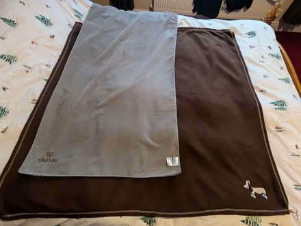 Photo of free Large Dog Fleece Blanket & Large Dog Towel (Bedwell SG1) #1