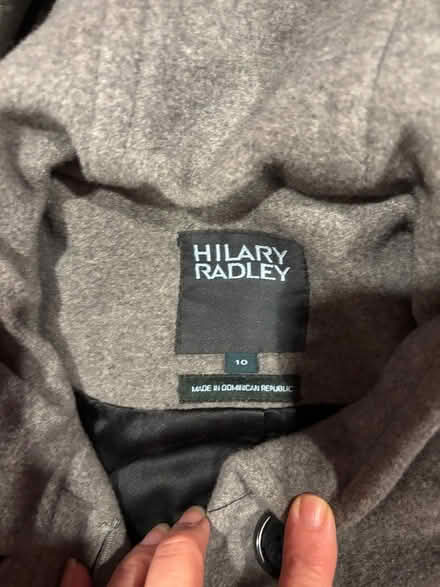 Photo of free Grey Wool woman's coat (Weymouth Landing) #2