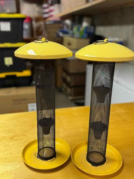 Photo of free 2 Bird Feeders - Yellow / Black (Westminster) #1