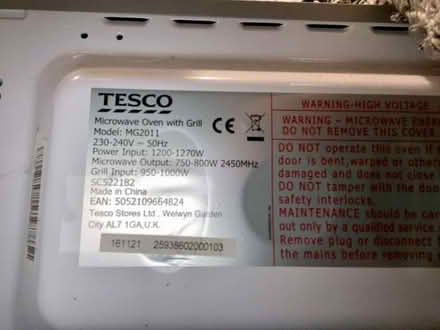 Photo of free Panasonic microwave / grill combi oven (Fishponds BS16) #3