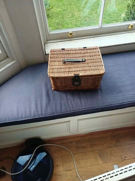 Photo of free m&s wicker hamper (Sun In The Sands Roundabout SE3) #1