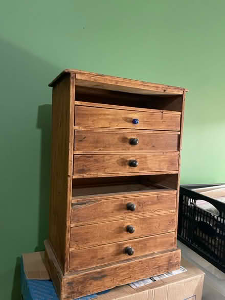 Photo of free Little wooden chest of drawers (CT11) #3