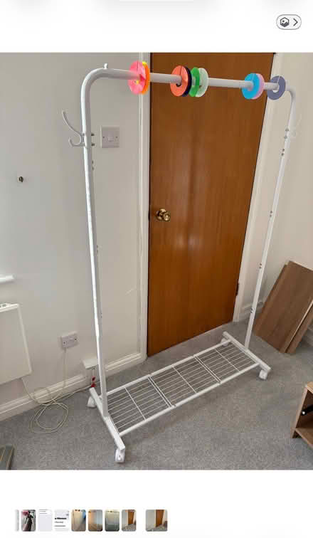Photo of free Clothes-hanging rail with wheels (Chiswick W4) #2