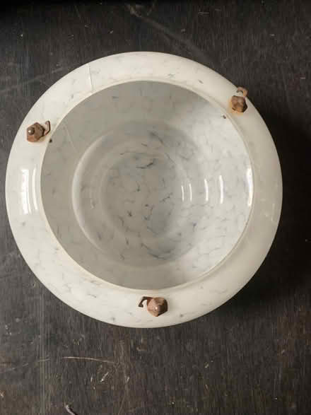 Photo of free Milky glass lampshade (Fairfield Park) #2