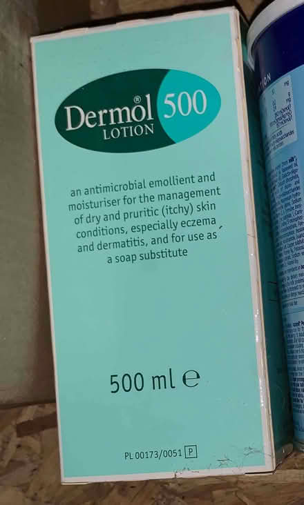 Photo of free Dermol 500 lotion (Northenden M22) #1