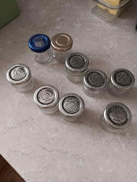 Photo of free 9 small jars with lids (Chipping Ongar CM5) #2