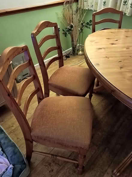 Photo of free Pine dining table and 6 chairs (South Darenth DA4) #2