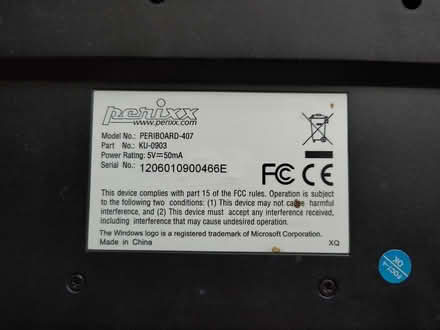 Photo of free USB Keyboard (South Croydon CR2) #3