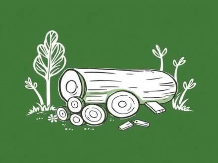 Photo of wood ( logs, branches ), builders offcuts ( not painted ). (Manston LS15) #1