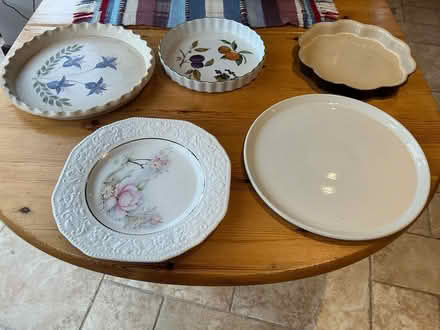 Photo of free Plates and flan dishes (Cashes Green GL6) #1