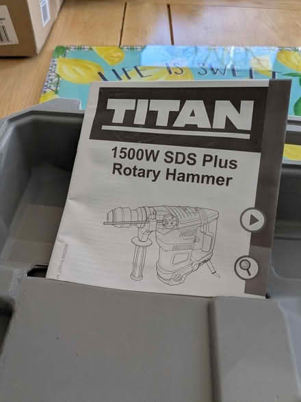 Photo of free Titan 1500w rotary hammer (Camberley GU15) #1