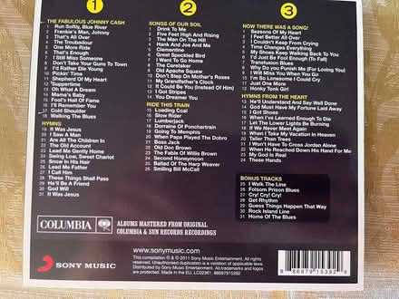 Photo of free 3 CD Jonny Cash best of CDs (TA18) #2