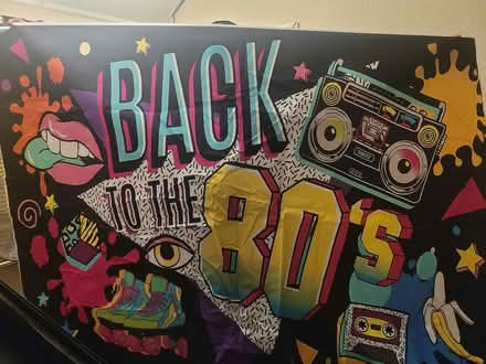 Photo of free Back to the 80's back drop (Enfield EN3) #1