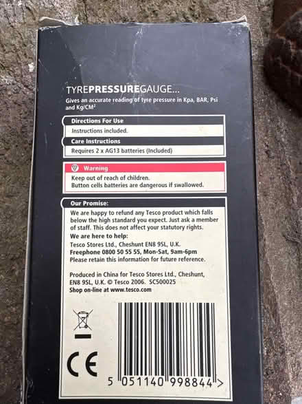 Photo of free Tyre pressure gauge (CW2 6) #2