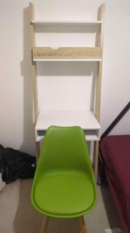 Photo of free Desk and chair(not freestanding) (Wimbledon SW19) #1
