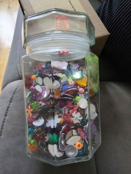 Photo of free Box of assorted craft supplies (Courtlands WD24) #3