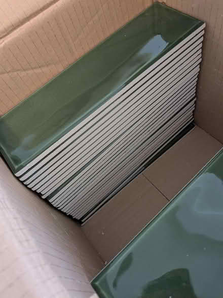 Photo of free Tiles. Bottle green (Camberley GU15) #1