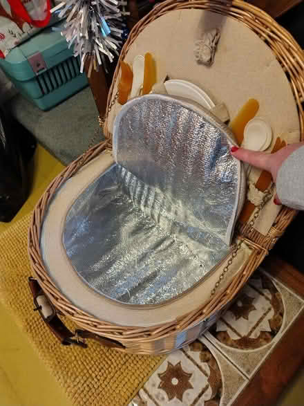 Photo of free Wicker picnic basket (West Marina TN38) #2