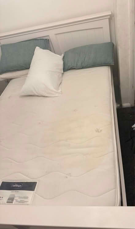 Photo of free Double bed with mattress (Swanley BR8) #1