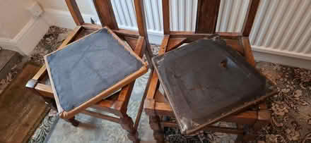 Photo of free Hardwood Dining Chairs x 2 (Harrogate HG1) #2