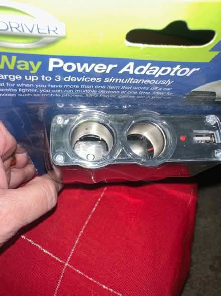 Photo of free 3 way power adaptor (Lea Industrial Estate AL5) #2