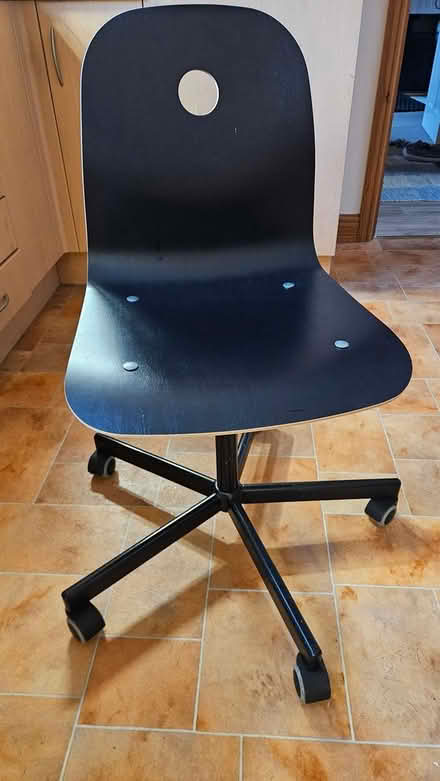 Photo of free Wooden swivel chair (LD8) #1