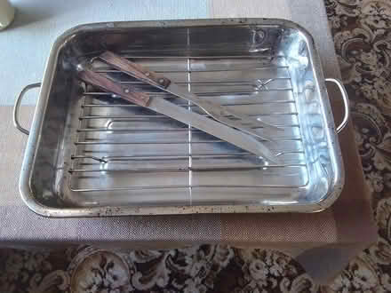 Photo of free Large roasting dish with tools (Shirley SO16) #1