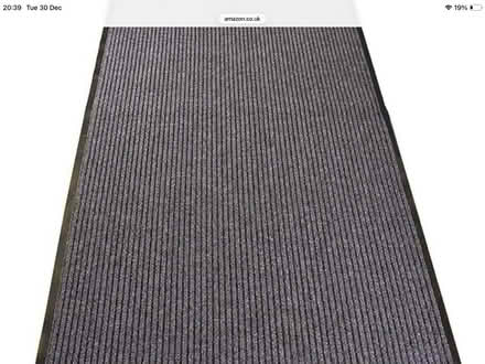 Photo of free 90cm by 500cm barrier mat with rubber backing and carpet-like top (Little Heath IG2) #1