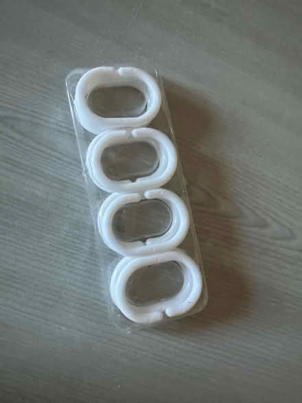 Photo of free 12 shower curtain rings (Bellevue EH7) #1