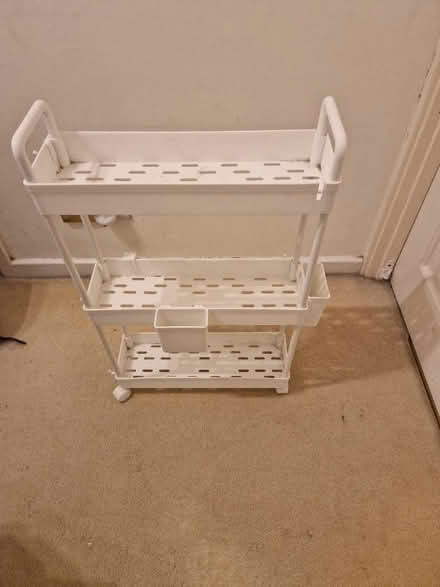 Photo of free Very slimline plastic storage trolley (Up Hatherley GL51) #2