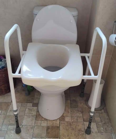 Photo of free Raised toilet seat with arm rests (Garstang PR3) #1