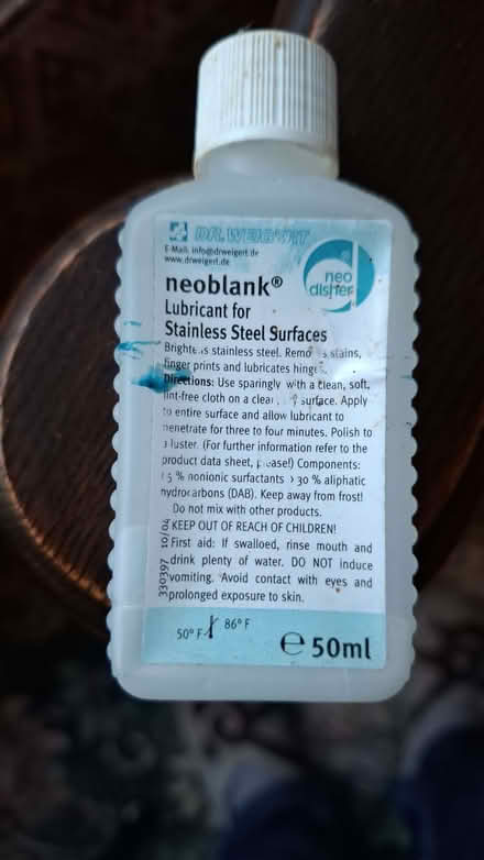 Photo of free Cleaning Product for Stainless Steel Surfaces (Harrogate HG1) #1