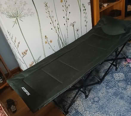 Photo of free Single collapsible camp bed (Bradford on Avon BA15) #1