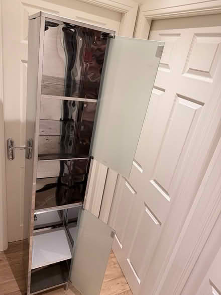 Photo of free Tall metal cabinet (Huyton) #1
