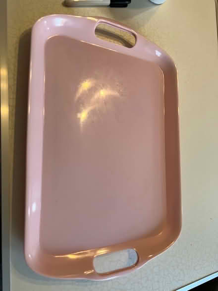 Photo of free Pink serving tray (Bermondsey SE16) #1