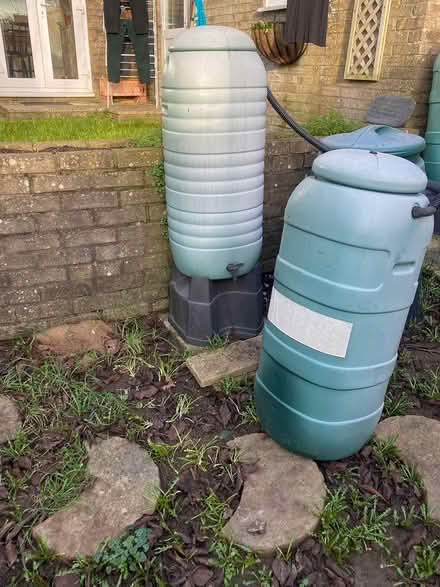 Photo of free Two water butts + connecting hose (Axminster) #1