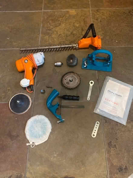 Photo of free Drill with attachments (Crawley RH11) #1