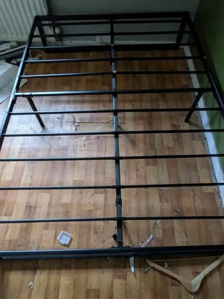 Photo of free Double bed frame (SO19) #1