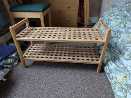 Photo of free Small shoe rack. (East End Park LS9) #1