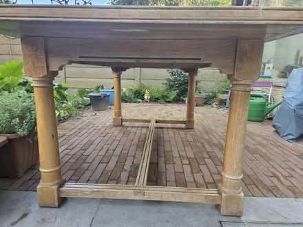 Photo of free Vintage wood table (N15 next to Chestnuts Park) #1
