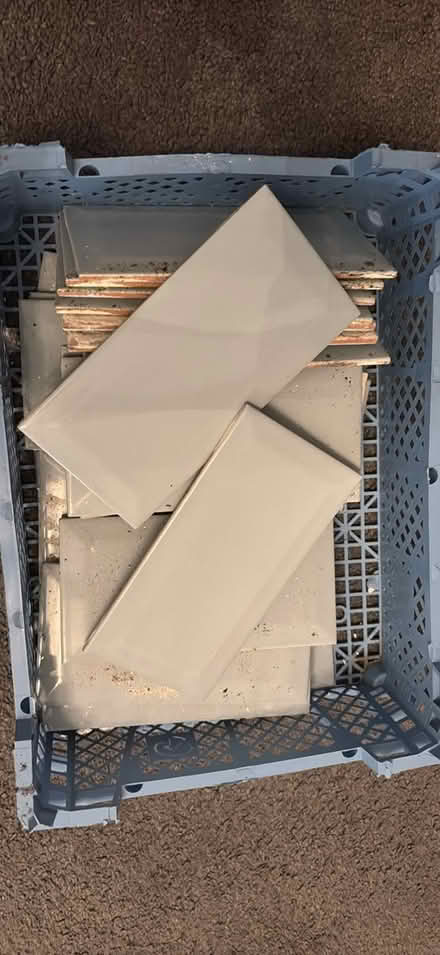 Photo of free 30 x light blue metro tiles (Springfield CM2) #1