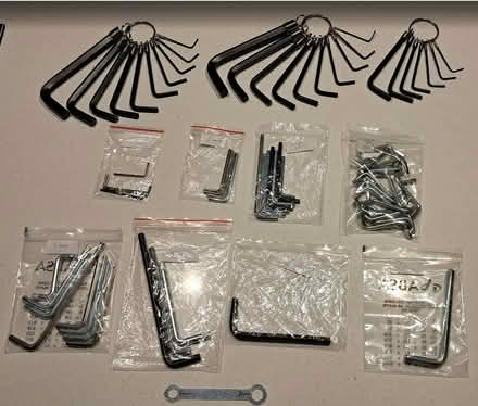 Photo of free Selection of Allen keys (PO9) #1