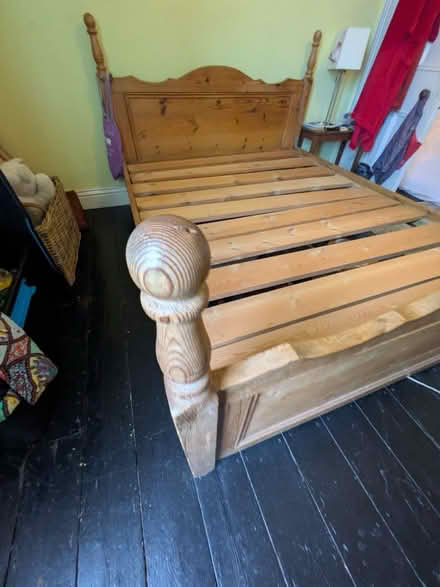 Photo of free Double bed frame (Dun Laoghaire) #3