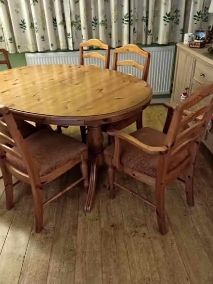 Photo of free Pine dining table and 6 chairs (South Darenth DA4) #3