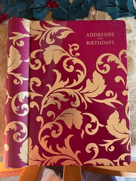 Photo of free Address and Birthday book (TA18) #1