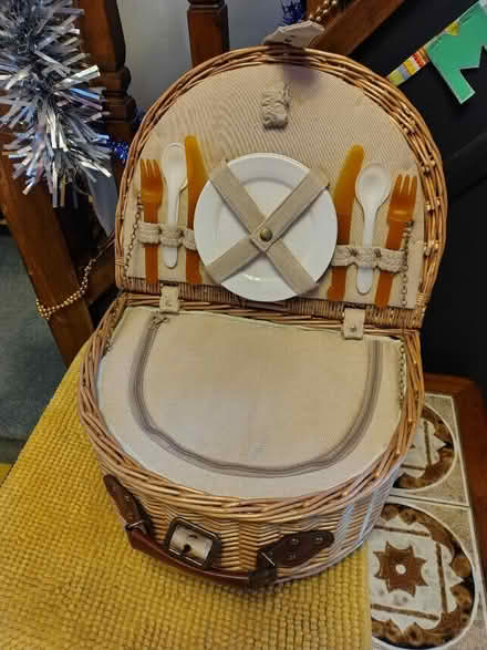 Photo of free Wicker picnic basket (West Marina TN38) #1