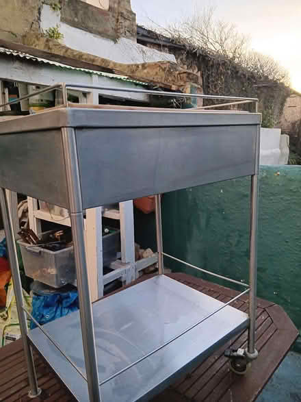 Photo of free Metal Butcher's Trolly With Draw and Chopping Board (Hanover BN2) #1