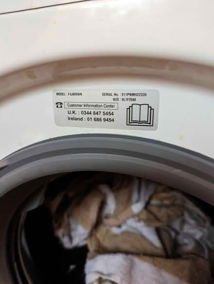 Photo of free Samsung washing machine 9kg (Abingdon, OX14) #2