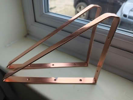 Photo of free 2 copper effect brackets (Aston OX18 2) #1