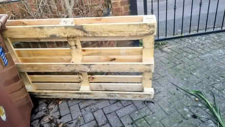 Photo of free Wooden pallet (Woodley RG6) #2